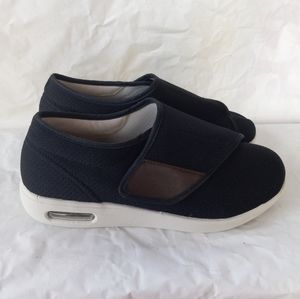 Youyun Women's Size 9 Velcro Wrap Memory Foam Diabetic Shoe